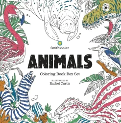 Animals a Smithsonian Coloring Book Box Set