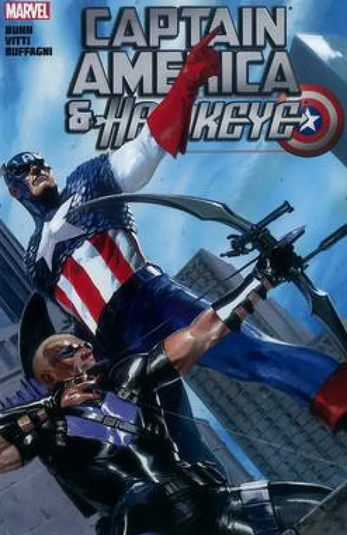 Captain America and Hawkeye