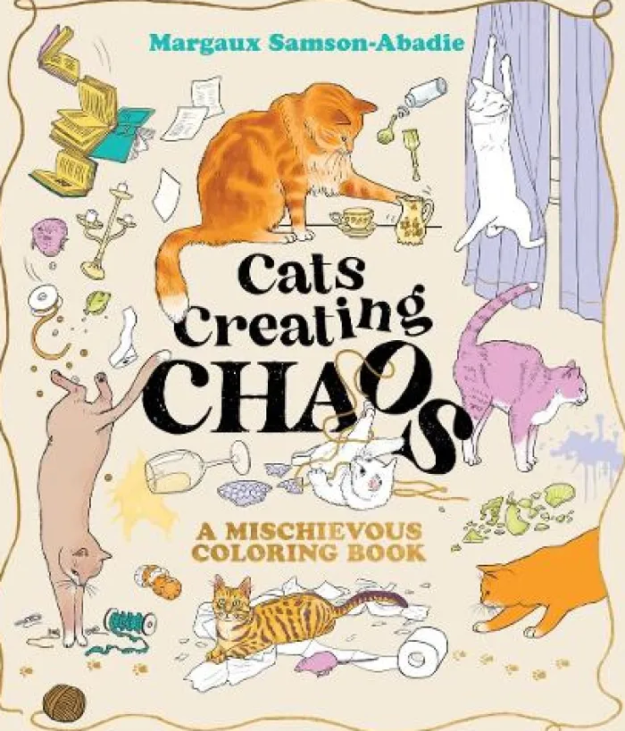 Cats Creating Chaos: A mischievous coloring book