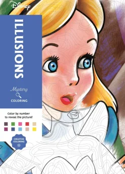 Disney Mystery Coloring: Illusions: A Color by Number Book