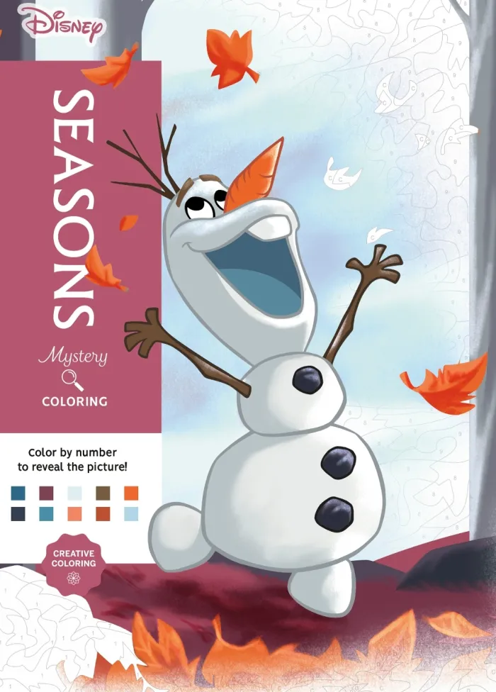 Disney Mystery Coloring: Seasons: A Color by Number Book