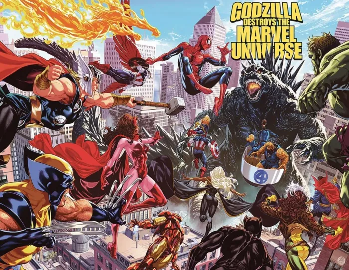 Godzilla Destroys the Marvel Universe