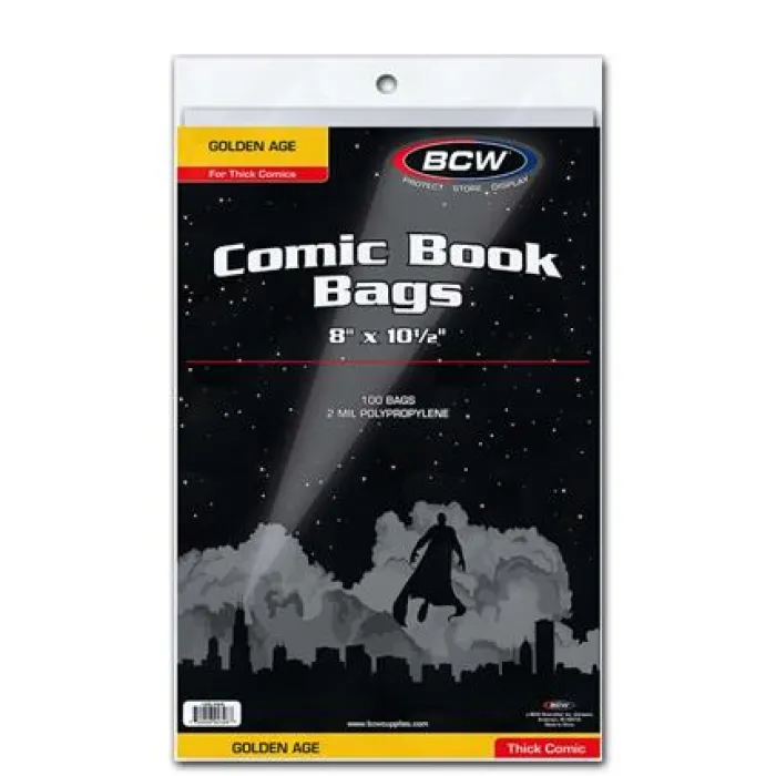 Golden Comic Bags Thick (100) BWC