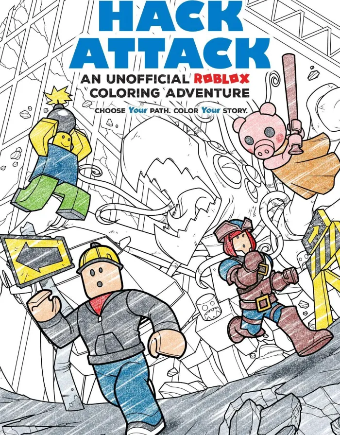 Hack Attack: An Unofficial Roblox Coloring Adventure