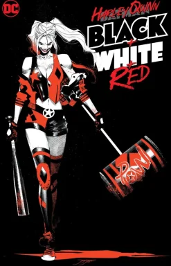 Harley Quinn Black + White + Red