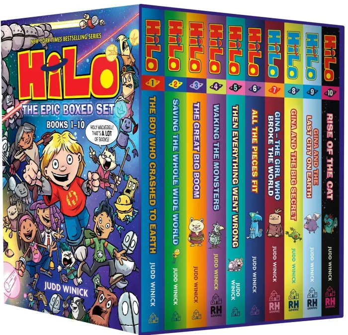 Hilo: The Epic Boxed Set (Books 1-10): (A 10-Book Graphic Novel Boxed Set)