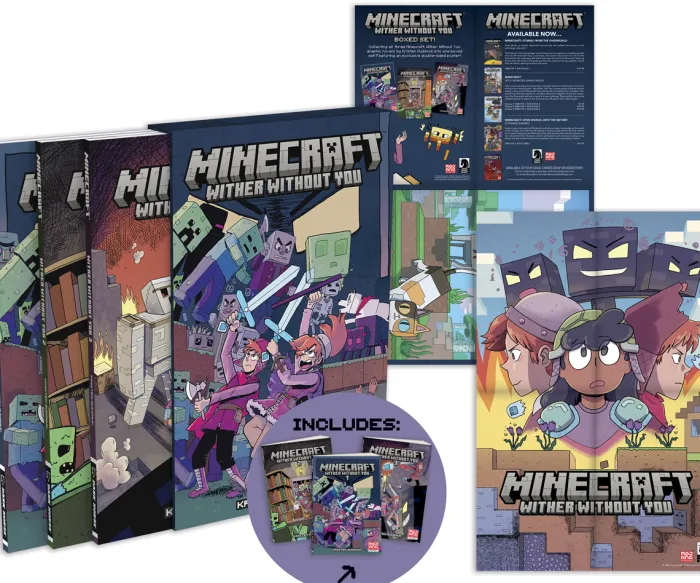 Minecraft: Wither Without You Boxed Set (Graphic Novels)