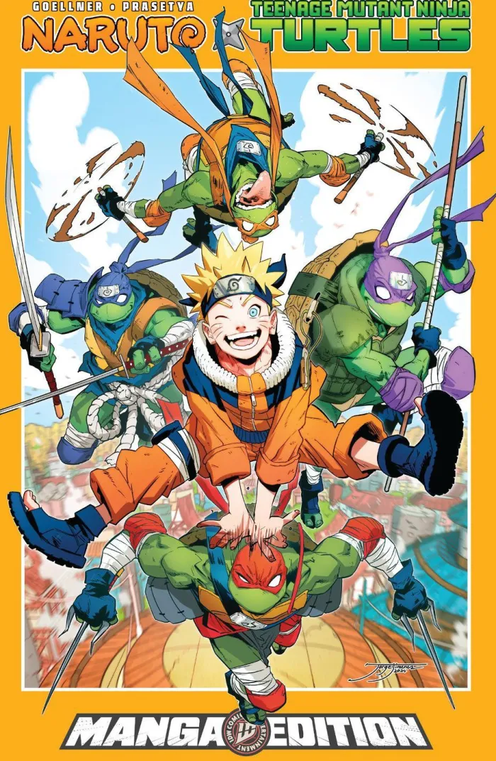 Naruto x Teenage Mutant Ninja Turtles--Manga Style Edition