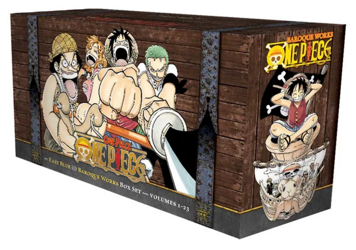 One Piece Box Set 1: East Blue and Baroque Works: Volumes 1-23 with Premium: Volume 1