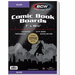 Silver Comic Backing Boards (100) BCW
