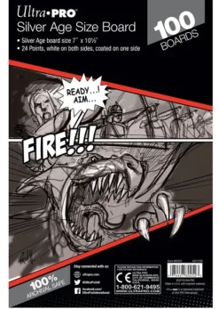Silver Size Comic Boards (100)