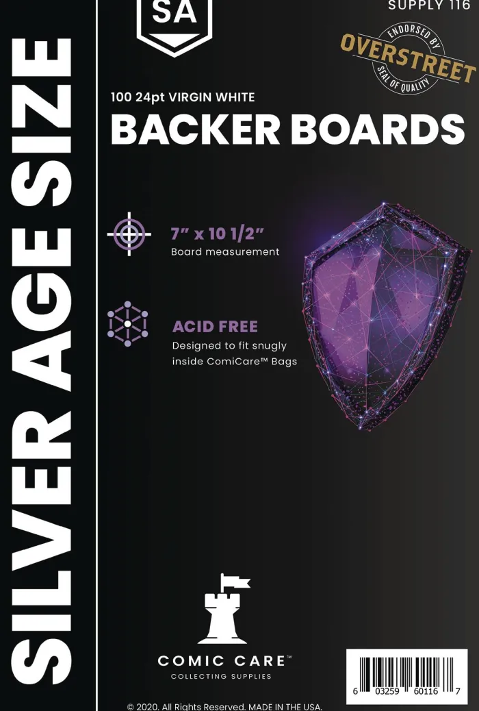 Silve Size Comic Boards (100)
